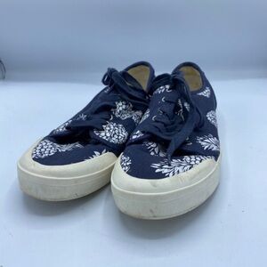 Sam Edelman Navy Blue Pineapple Sneakers Men's Size 8.5